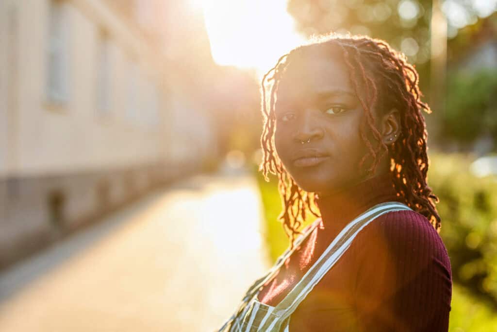 Black trans person in "new year