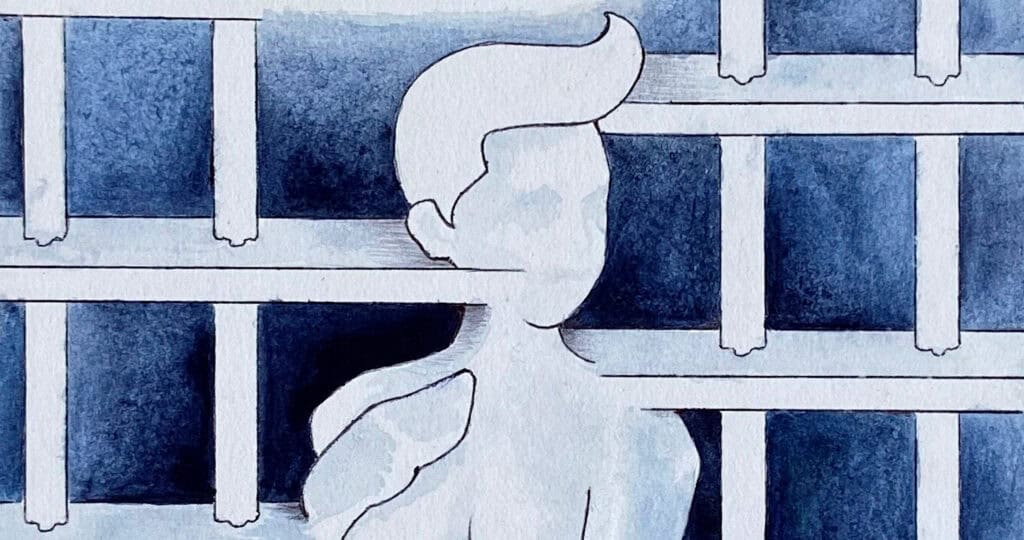 “Stop the Mistreatment of Trans and Queer Prisoners 02” by Jamie Diaz, courtesy of Jamie Diaz and Daniel Cooney Fine Art